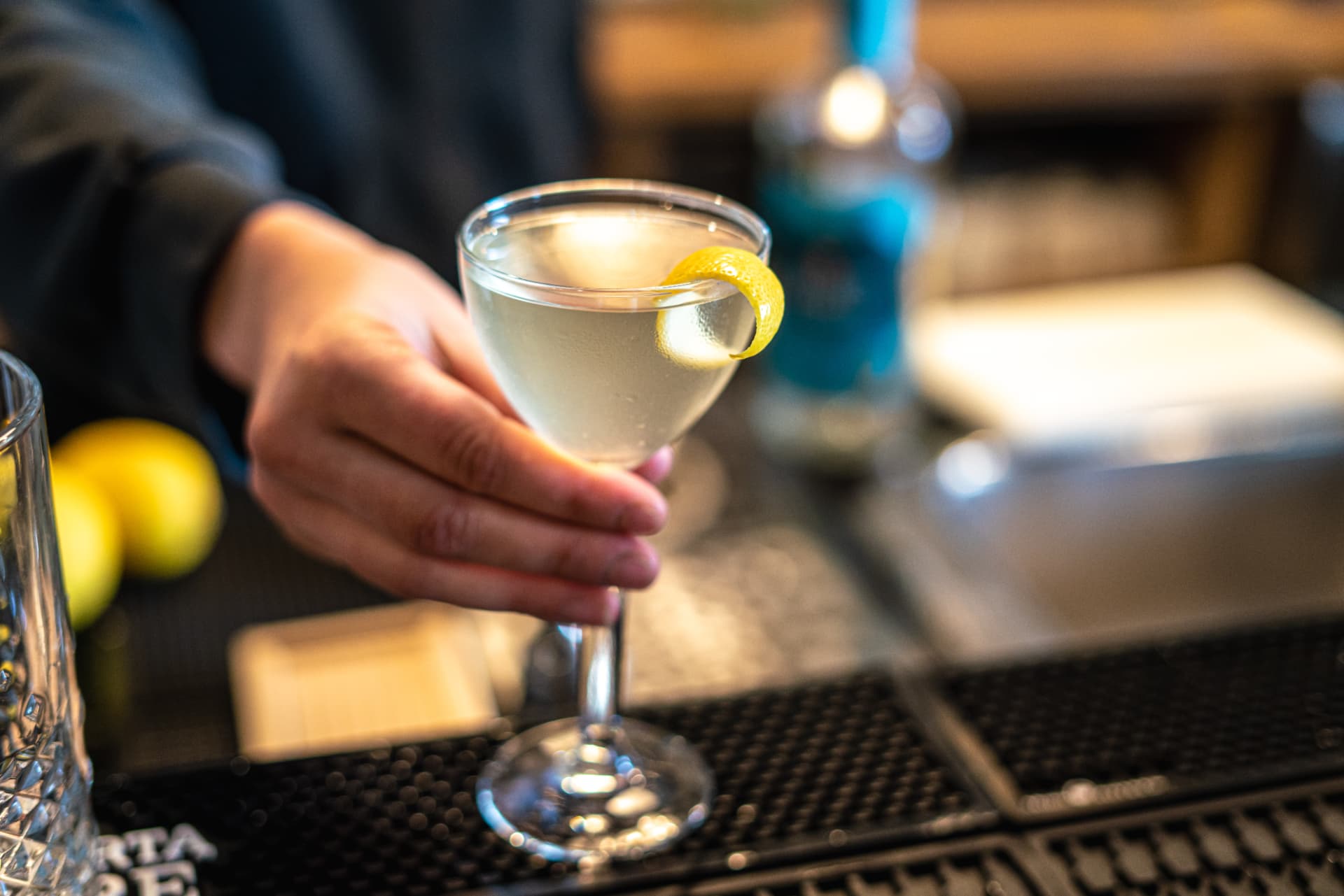 Martini au zeste de citron